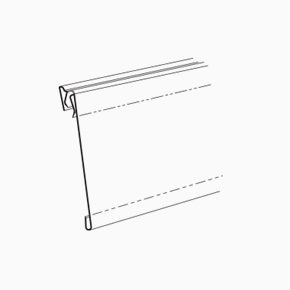 Hylltalare med 64 mmx 105 mm, 25-pack