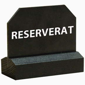 Bordsryttare A8 "Reserverat", 3-pack