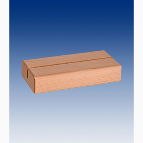 Skyltfot i bok med 4 mm spår, 150x74x30mm