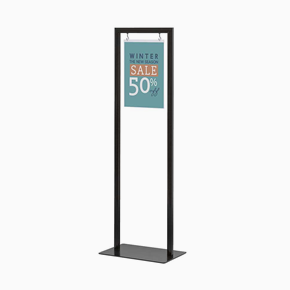 Displayställ, swing A4, H 1150 mm svart