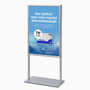 Posterställ A1, dubbelsidigt