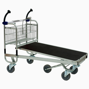Transportvagn Carry 120M, Trähylla