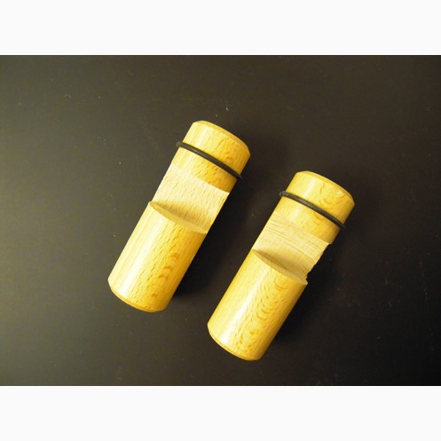 Träklossfot natur, 2-pack