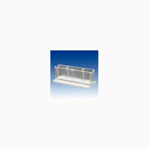 Skylthållare stor 60x28 mm, med tejp, 50-pack