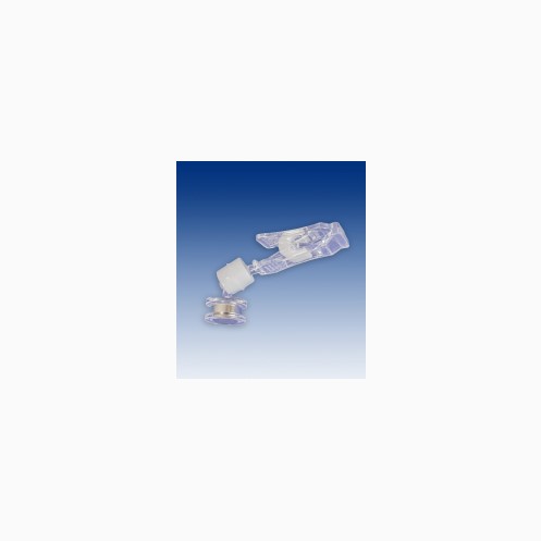 Rund magnet med klämma, 10-pack