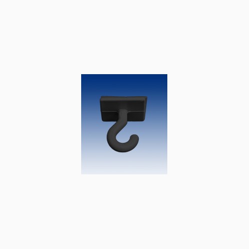 Takkrok svart, 25x25mm 50-pack