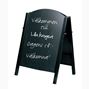 Griffelställ "Chalkboard" svart