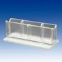 Skylthållare stor 60x28 mm, med tejp, 50-pack