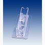 Skylthållare stor 60x28 mm, utan tejp, 50-pack