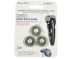 Shaverparts Ersättare För Sh50, Sh70, Sh90 Ej Original