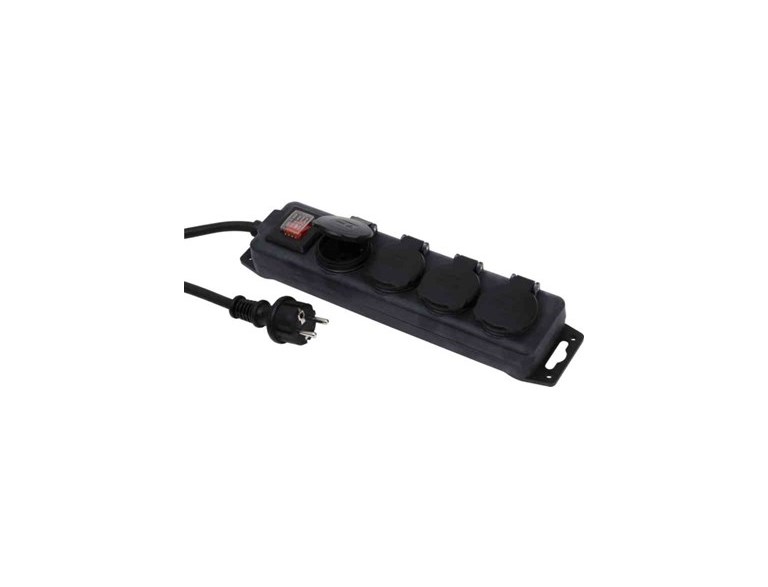 Grenuttag 4-V 3 Meter Jordad 3G1.5 H07rn-F Ip44 M Lock