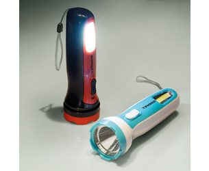 Tiross 120Lm 1W Led+ 2W Cob 3Xaa Batteri Ingår Ej  '