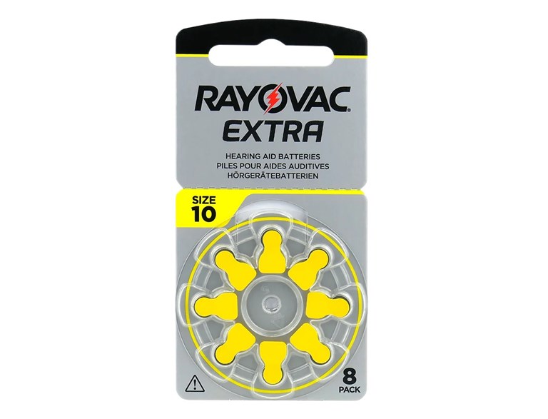 Rayovac 10 Hörapparatsbatteri  8-Pack *