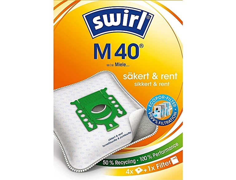 Swirl Dammsugspåse M40 (Miele Gn)