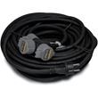 Skarvsladd Gummi Ip44 Svart 10 M Med 3 Uttag  3G1.5 H07rn-F