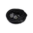 Skarvsladd Gummi Ip44 Svart  25 M Med 3 Uttag  3G1.5 H07rn-F