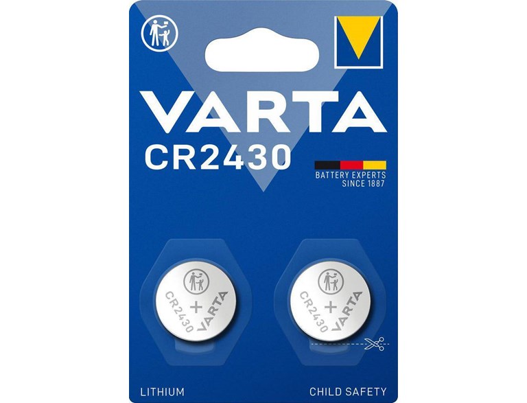 Varta Cr2430 3V Lithium 280Mah  2-Pack