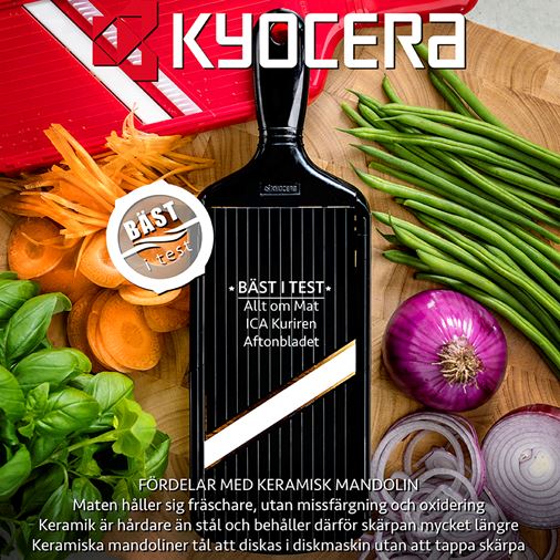 Kyocera mandolin ställbar, svart