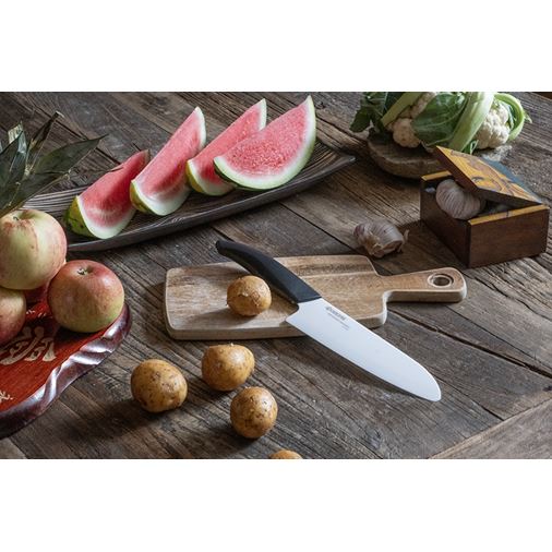 Kyocera Keramisk Santoku/Kockkniv 16 cm, vit