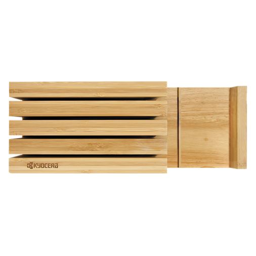 Knivblock för 4 knivar, Bambu
