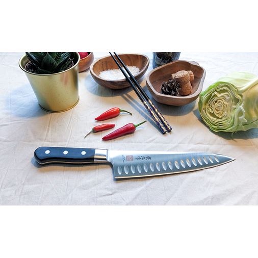 MAC Kockkniv med olivslipning, 20 cm