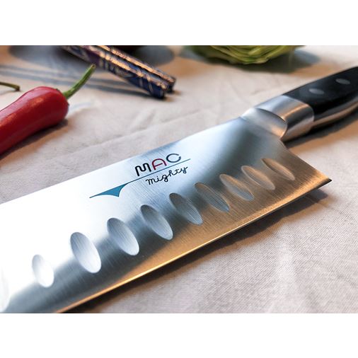 MAC Kockkniv med olivslipning, 20 cm