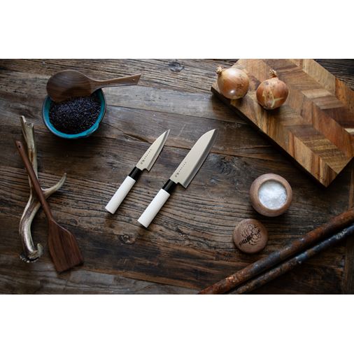 Satake Houcho Set med petty & santoku i balsabox