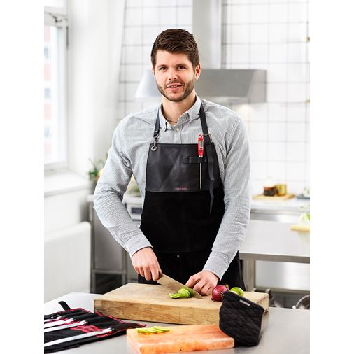 Satake Förkläde i mocka, XL