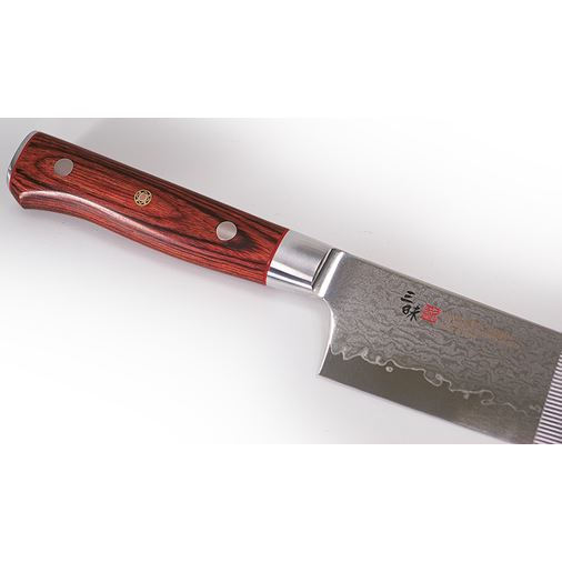 Mcusta / Zanmai Flame Damascus Petty 9 cm