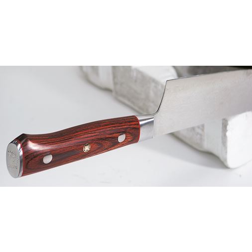 Mcusta / Zanmai Flame Damascus Nakiri 15,5 cm