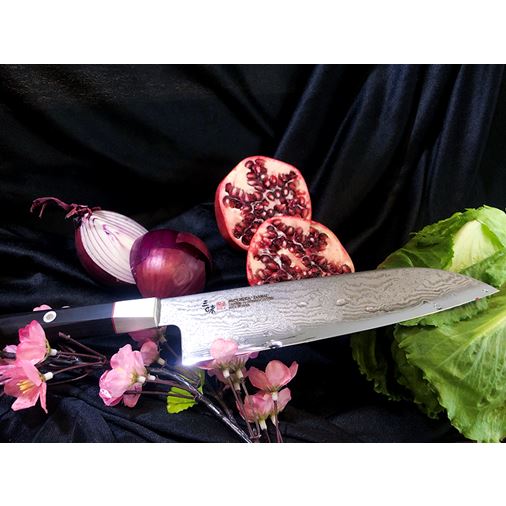 Mcusta / Zanmai Hybrid Splash Santoku 18 cm