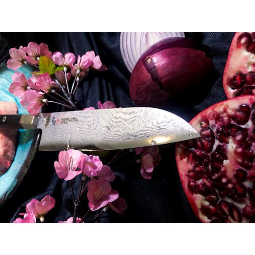 Mcusta / Zanmai Hybrid Splash Santoku 18 cm