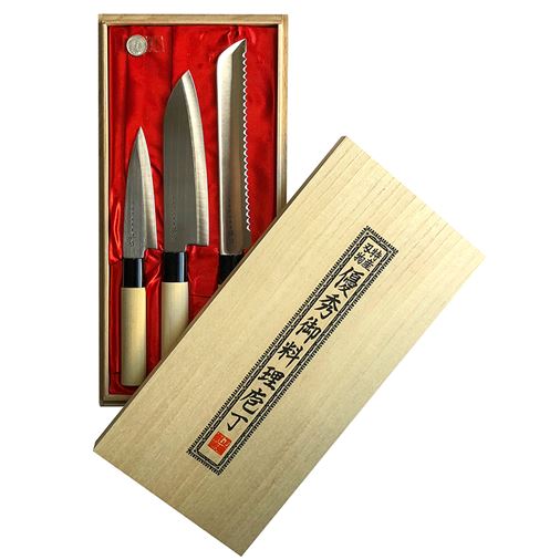 Satake Houcho Knivset - 3 knivar