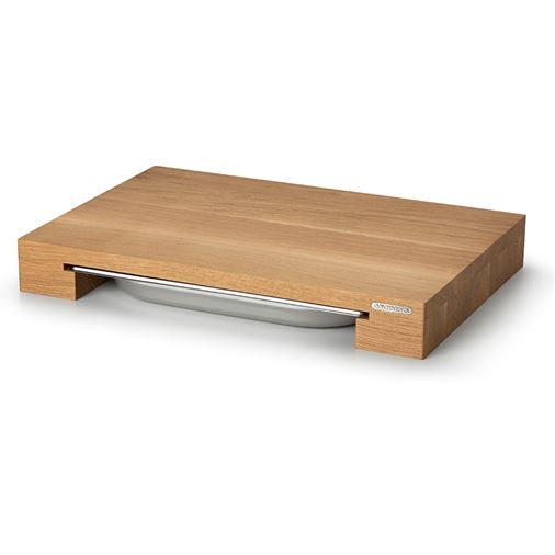 Skärbräda med 1 bleck i ek, medium