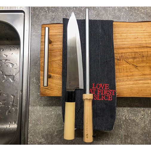Satake Diamantbryne med trähandtag 23 cm