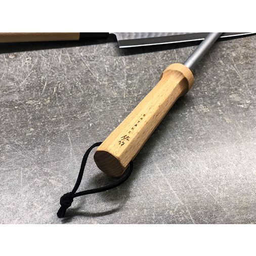 Satake Diamantbryne med trähandtag 23 cm