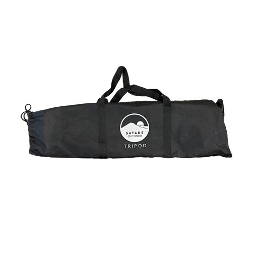 Satake Outdoor Tri-Pod XL med 4 kedjor, krokar & canvasbag
