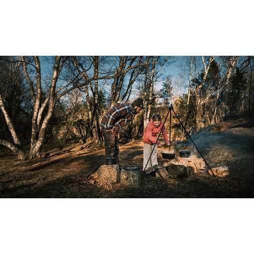Satake Outdoor Tri-Pod XL med 4 kedjor, krokar & canvasbag