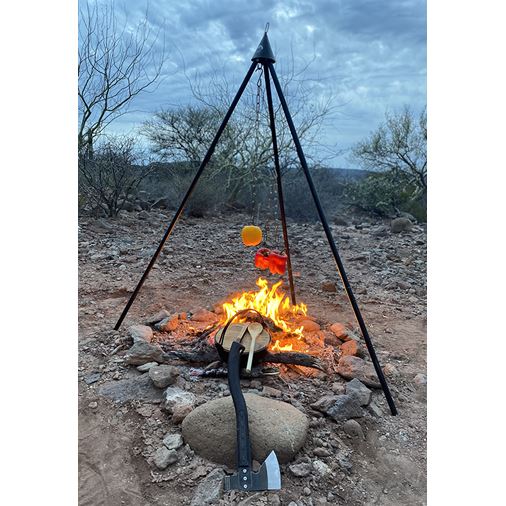 Satake Outdoor Tri-Pod XL med 4 kedjor, krokar & canvasbag