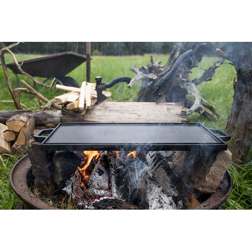 Satake Outdoor Grillplatta/Stekbord för Grill/Öppen eld/Spis