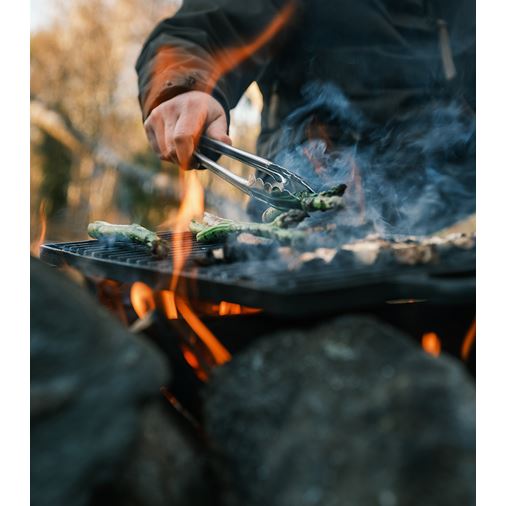 Satake Outdoor Grillplatta/Stekbord för Grill/Öppen eld/Spis