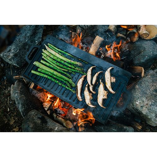 Satake Outdoor Grillplatta/Stekbord för Grill/Öppen eld/Spis