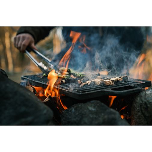 Satake Outdoor Grillplatta/Stekbord för Grill/Öppen eld/Spis