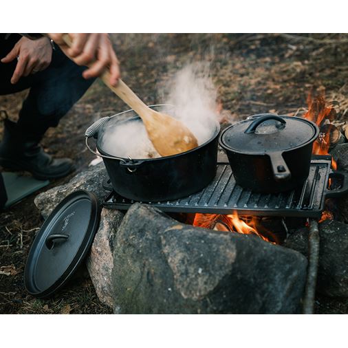 Satake Outdoor Grillplatta/Stekbord för Grill/Öppen eld/Spis