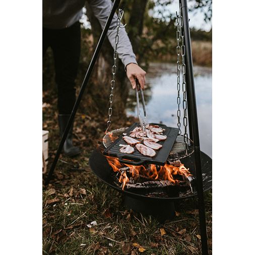 Satake Outdoor Grillplatta/Stekbord för Grill/Öppen eld/Spis