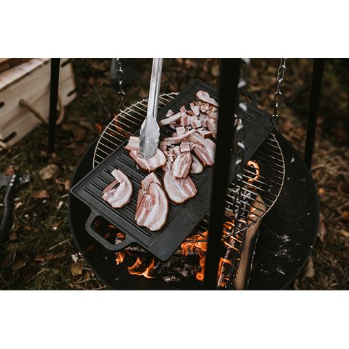 Satake Outdoor Grillplatta/Stekbord för Grill/Öppen eld/Spis