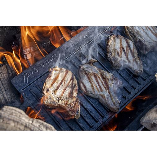 Satake Outdoor Grillplatta/Stekbord för Grill/Öppen eld/Spis
