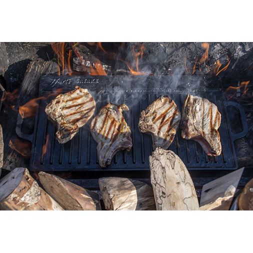Satake Outdoor Grillplatta/Stekbord för Grill/Öppen eld/Spis