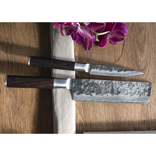 Satake Kuro 2 dels set Nakiri 18 cm och Petty 11 cm