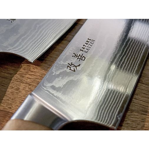 Satake Kaizen 3-dels knivset Gyuto 21cm, Santoku 18cm  & Petty 12cm